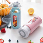 Portable Blender Electric Fruit Juicer USB Rechargeable Smoothie Blender Mini Fruit Juice Maker Handheld Kitchen Mixer Vegetable Blender