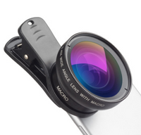 Telefon Lens kiti 0.45x Süper Geniş Açı ve 12.5x Süper Makro Lens HD Kamera Lentes