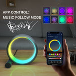 Veilleuse LED intelligente à Induction de rythme musical, lumière d'ambiance colorée, décoration de salle
