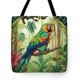 AI art jungle 1 - Tote Bag