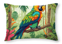 AI art jungle 1 - Throw Pillow