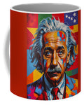 AI Art Pop Art Superstars Albert Einstein 1 - Mug