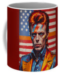 AI Art Pop Art Superstars David Bowie 3 - Mug