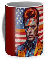 AI Art Pop Art Superstars David Bowie 3 - Mug