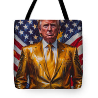 AI Art Pop Art Superstars Donald Trump 2 - Tote Bag