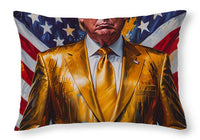 AI Art Pop Art Superstars Donald Trump 2 - Throw Pillow