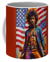 AI Art Pop Art Superstars Jimi Hendrix 6 - Mug