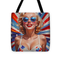 AI Art Pop Art Superstars Marilyn Monroe 4 - Tote Bag