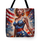 AI Art Pop Art Superstars Marilyn Monroe 8 - Tote Bag