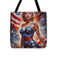 AI Art Pop Art Superstars Marilyn Monroe 8 - Tote Bag