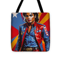 AI Art Pop Art Superstars Michael Jackson 2 - Tote Bag