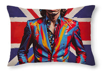 AI Art Pop Art Superstars Mick Jagger 1 - Throw Pillow