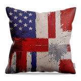 AI Art Pop Art USA Flag 4 1 - Throw Pillow