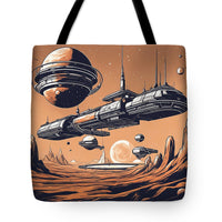 AI art space adventure 2 - Tote Bag