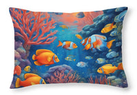 AI art underwater wonders 2 - Throw Pillow