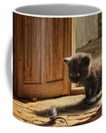 Animal Cat Mouse Play Cute Funny Kitten - Mug