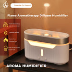 Humidificateur de flamme de méduse, Simulation de flamme, humidificateur d'aromathérapie, cercle de brouillard de méduse, lampe d'ambiance