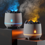 Novo Umidificador vulcão flamejante montanha máquina de aromaterapia difusor vulcão casa nevoeiro volume criatividade