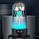 Creative 3in1 πολύχρωμο φωτιστικό μέδουσας με ρολόι Φωτεινό φορητό στερεοφωνικό φως αναπνοής Έξυπνη διακόσμηση Ηχείο Bluetooth