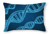 Dna Helix String Biology 3d Biotechnology - Throw Pillow