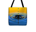 Drop Splash Impact Ripples Water Ripple Effect - Tote Bag