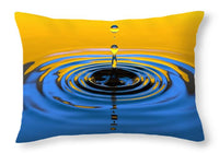 Drop Splash Impact Ripples Water Ripple Effect - Throw Pillow