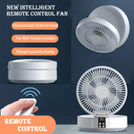 2023 Ventilatore pieghevole elettrico portatile ricaricabile da soffitto con telecomando USB Luce notturna Dispositivo di raffreddamento dell'aria Elettrodomestico domestico