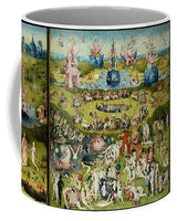 Hieronymus Bosch 1500  The Garden of Earthly Delights 3 panel in 1 - Mug