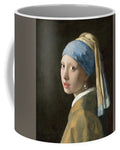 Johannes vermeer 1665 Girl with a Pearl Earring - Mug