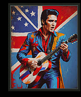 AI Art Pop Art Superstars Elvis Presley 2