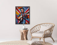 AI Art Pop Art Superstars Elvis Presley 1