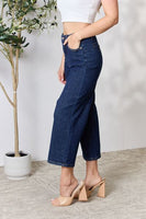 Judy Blue Full storlek High Waist Cropped Wide Leg Jeans