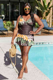 Vestit de bany Marina West Swim de mida completa d'aigües clares de color marró Aloha