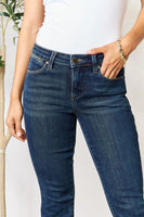 BAYEAS Full Size Raw Hem Rovné džíny