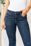 BAYEAS Raw Hem Lige jeans i fuld størrelse