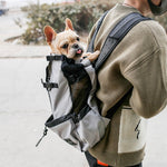 Hundebæretaske til hunde Rygsæk ud Dobbelt skulder Bærbar rejserygsæk Udendørs hundebæretaske Rejser