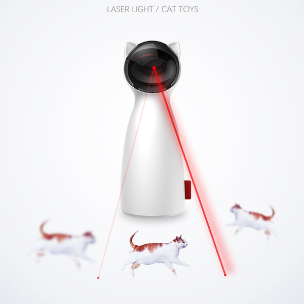 Creative Cat Pet LED Laser Funny Toy Smart Automatic Cat Exercise Training Entertaining Toy