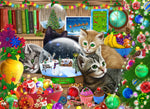 Kouzelný svět vánoční koťátka