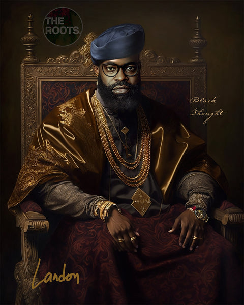 Renaissance style rapper portrait Black Thought