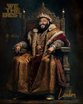 Portret i reperit të stilit të Rilindjes DJ Khaled