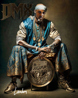 Rapper-Porträt im Renaissance-Stil DMX