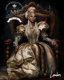Portrait de rappeur de style Renaissance Mary J. Blige