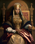 Reneszánsz stílusú rapper portré Nicki Minaj