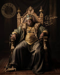 Renaissance style rapper portrait Biggie