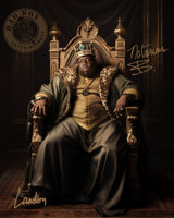 Portrét rappera v renesančním stylu Biggie