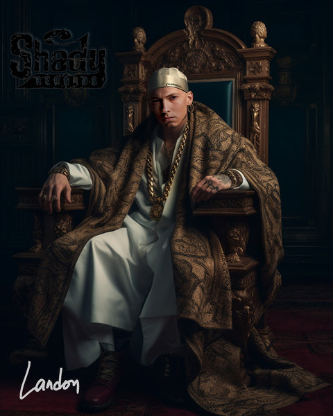 Renaissance style rapper portrait Slim Shady