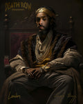 Ritratto di rapper in stile rinascimentale Snoop Dogg