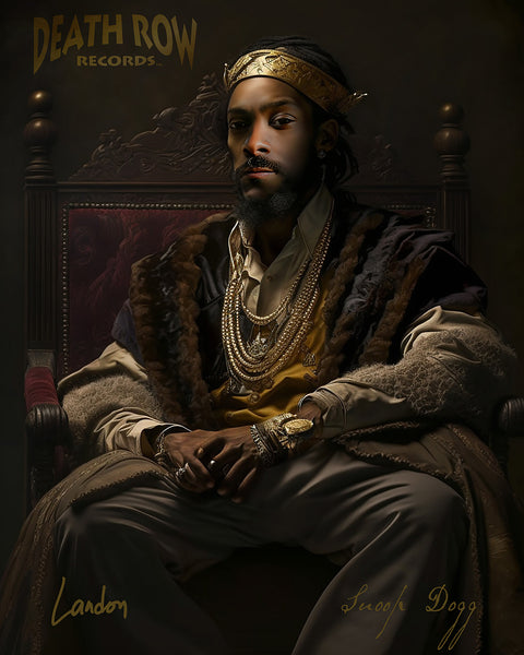 Renaissance style rapper portrait Snoop Dogg