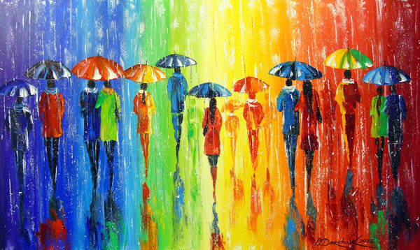 Beautiful Decorative Painting  If it rains  then a bright