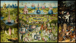 Hieronymus Bosch 1500 The garden of Earthly Delights 3 panel in 1